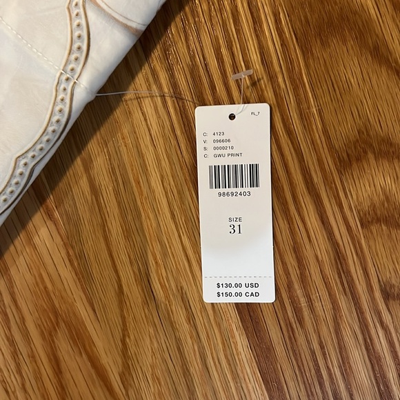 Anthropologie The Colette Cropped Wide-Leg Pants Magic Fabric Edition Sz 31 NWT - Picture 7 of 15